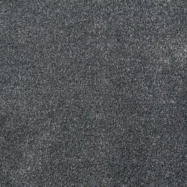 Dark Grey Soft Supreme Saxony Carpet Action Backed Felt Backed 4m & 5m Wide