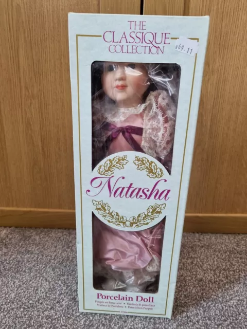 The Classique Collection Vintage Porcelain Doll Natasha 16" High PD06 Haunted?