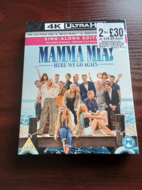Mamma Mia! Here We Go Again - Double Feature DVD Set with Bonus Art