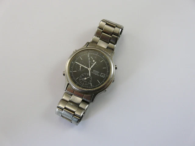 Montre Chronographe Vintage Citizen Réveil - Lot Pour Pièces Détachées