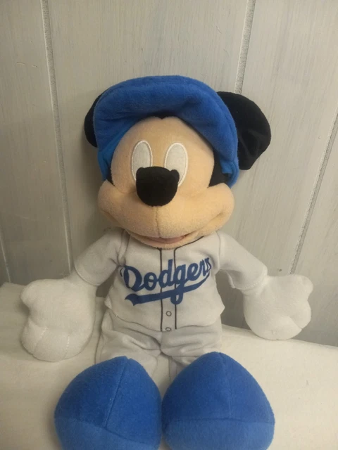 BRADFORD EXCHANGE DISNEY MICKEY MINNIE MOUSE LA DODGERS SALT PEPPER PLAY IT SAFE
