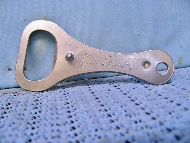 Vintage White Rock Ginger Ale Spinner Bottle Opener ~ Excellent Aged Condition