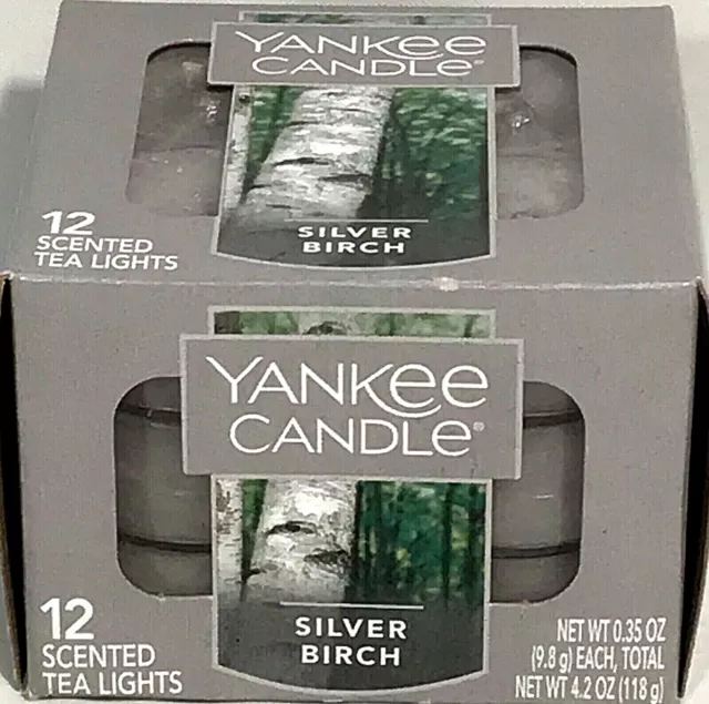 RARE Yankee Candle 12 Pack SCENTED TEA LIGHT CANDLES *U PICK SCENT* RETIRED VHTF 3