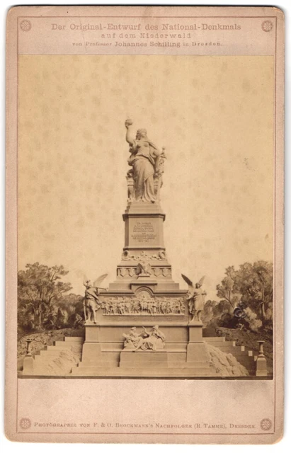 Fotografie F. & O. Brockmann´s Nachf., Dresden, Ansicht Rüdesheim a. Rh., Blick