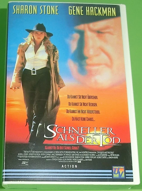 SCHNELLER ALS DER Tod (VHS Video Kassette) 1995 | Sharon Stone, Gene Hackman,... EUR 3,99