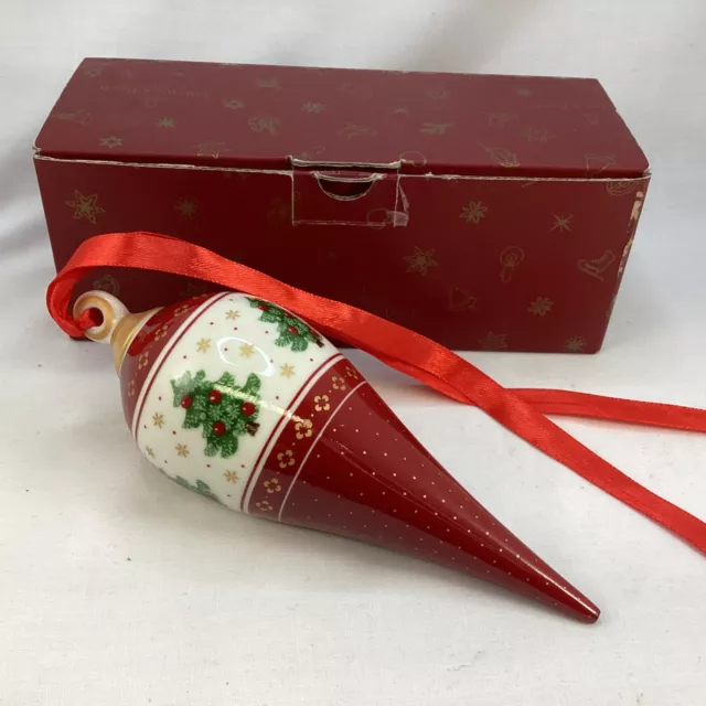 Villeroy & Boch 'My Christmas Tree' Ornament Cone In Box (3E) MO#8683