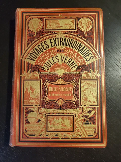 Livre ancien littérature - Jules Verne - Michel Strogoff de Moscou à Irkoutsk