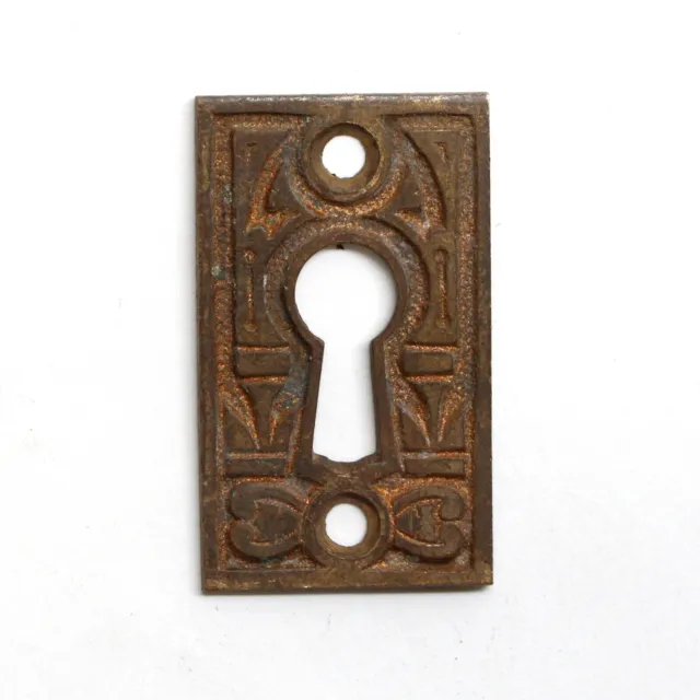 Antique 1.625 in. Aesthetic Bronze Keyhole Cover Plate
