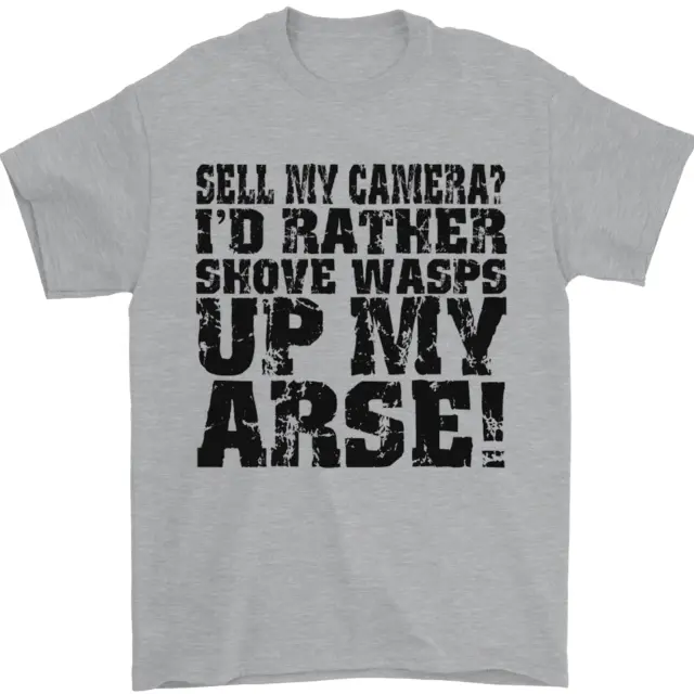 Sell My Camera? Photographer Photography Mens T-Shirt 100% Cotton