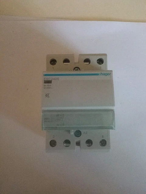 Contacteur ABB 40A 380V Avec Bobine 220V - Modèle ESB 40-20-00 - D'occasion En état Fonctionnel