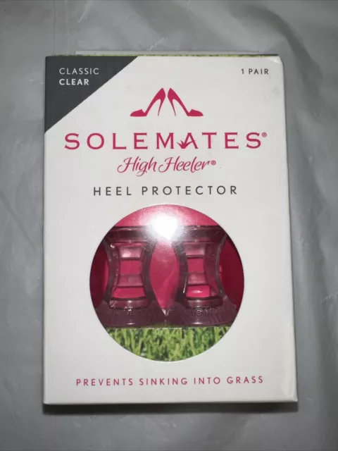 Solemates High Heel Protectors Clear Classic Stoppers 1 pair per box