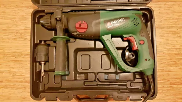 PARKSIDE PBH 1100 A1 SDS plus hammer drill 1050W roto stop w
