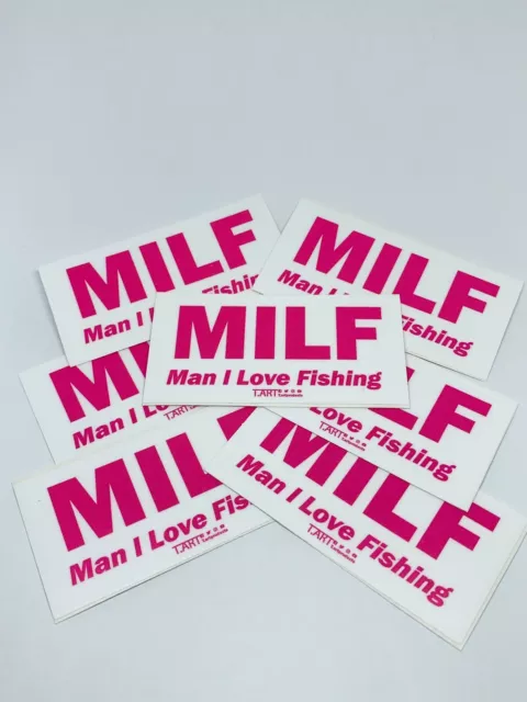 Milf Sticker MAN I LOVE FISHING