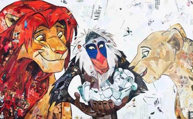 Disney Cartoon Movie Lion King 5D Full Diamond Painting Kits Art Gift Decor UK
