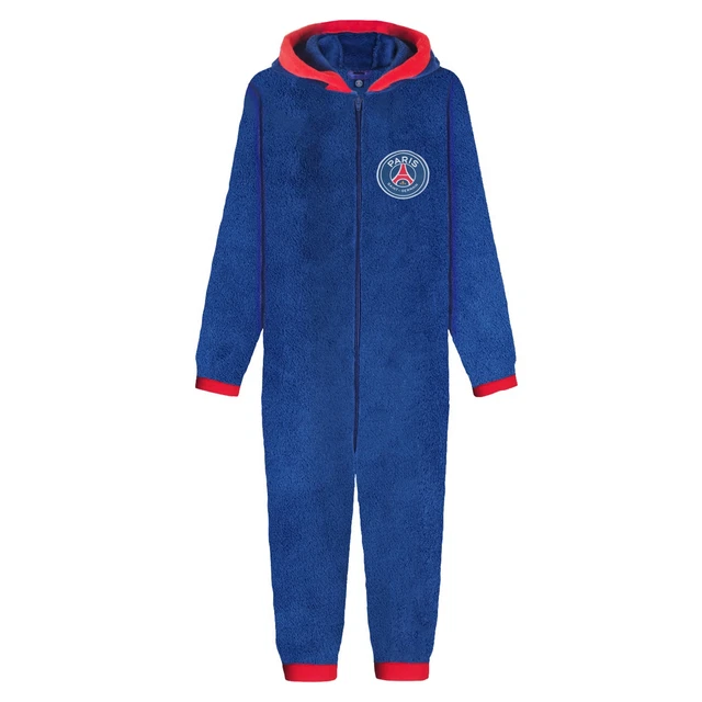 Pyjama Officiel Arsenal FC Pour Enfants - Combinaison Unisexe 100% Coton Avec Logo Partout