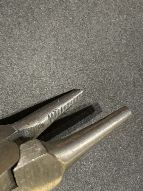 Vintage Kraeuter USA 1611-4 Round Needle Nose Pliers Watchmaker’s Jeweler’s NICE 7