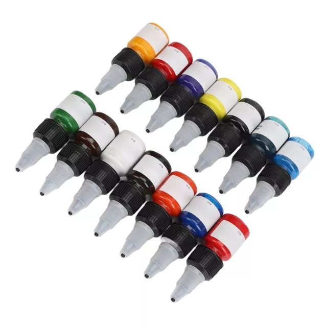 14 Colors Practice Tattoo Ink Color Set 112ml Long Lasting Tattoo Practice VIS