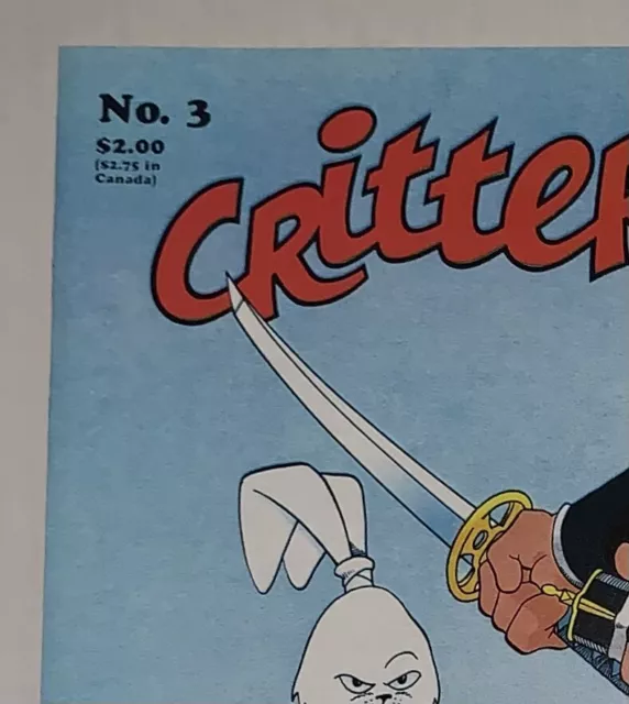 Critters #3  1986  Usagi Yojimbo Fantagraphics 2