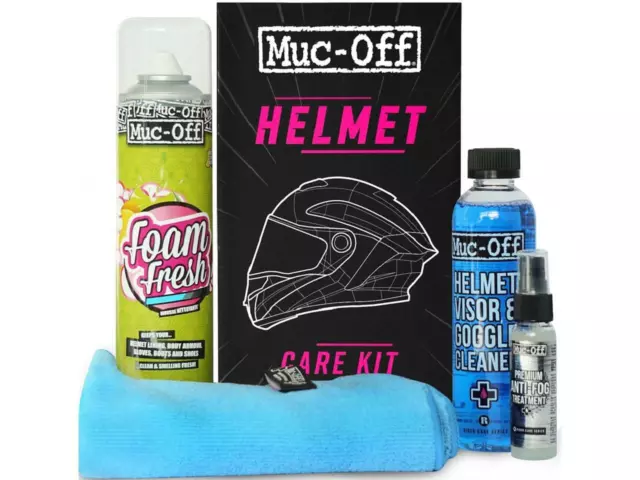 55040028 - Kit entretien MUC-OFF Helmet Care Casque et Visières