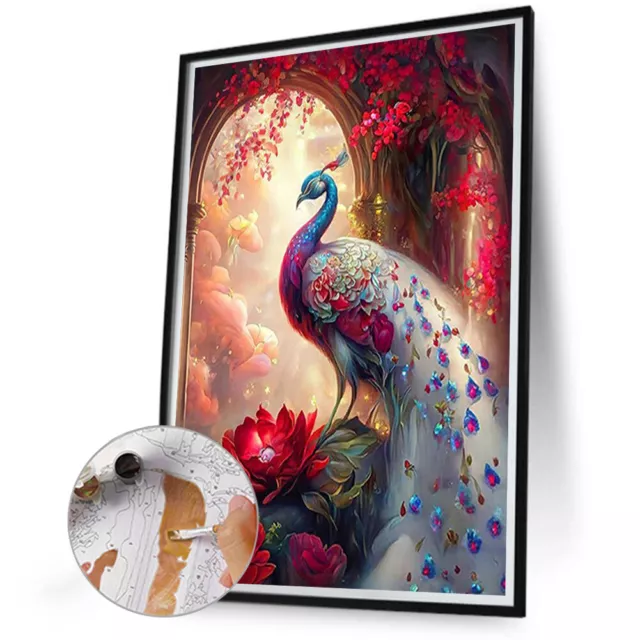 Full Diamond Painting DIY Peacock Painting Home Decoration Wall