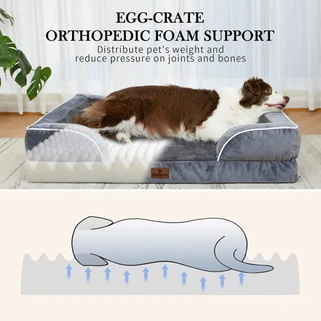 Jumbo Dog Bed Memory Foam Orthopedic Dog Bed Large Dogs Pet Calming Bed Dog Nest 3