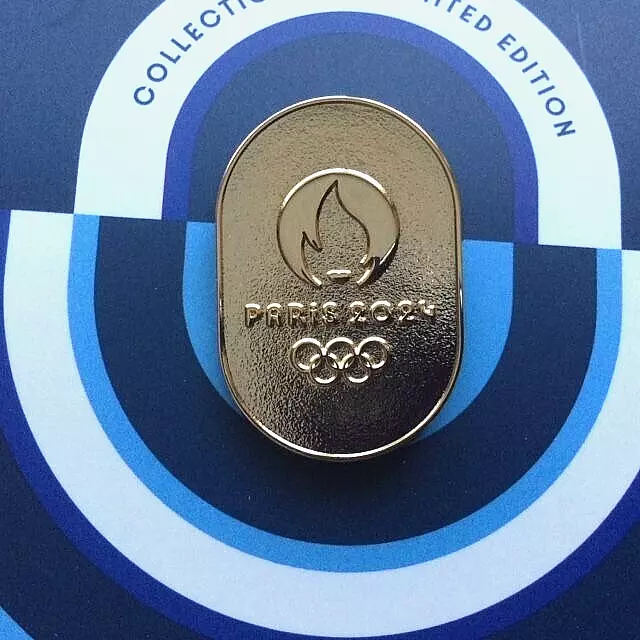 PARIS 2024 PARA Games Silver Oval Ltd Edition Pin Badge Official