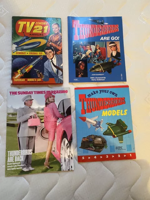 Mixed Bundle of Books. Gerry Anderson. Thunderbirds