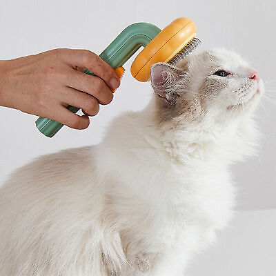 Pet Pumpkin Self Cleaning Comb Dog Cat Grooming Brush Tool Remove Hair Suppl 3