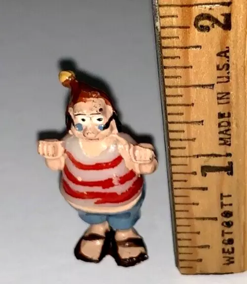 Marx Disneykins SMEE Plastic Figure Walt Disney Peter Pan Character 1-1/2" Tall