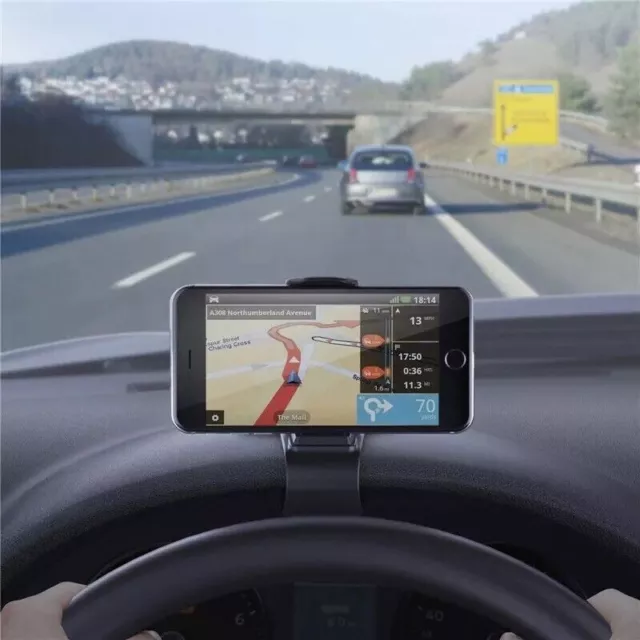 Universal 360° Car Phone Mount Holder For Cell Phone Samsung Galaxy iPhone