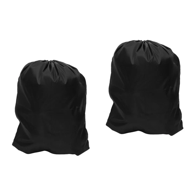 2x Grandes Viajes Plegable Bolsa de Lavandería Bolso de Lavandería Con Cordón