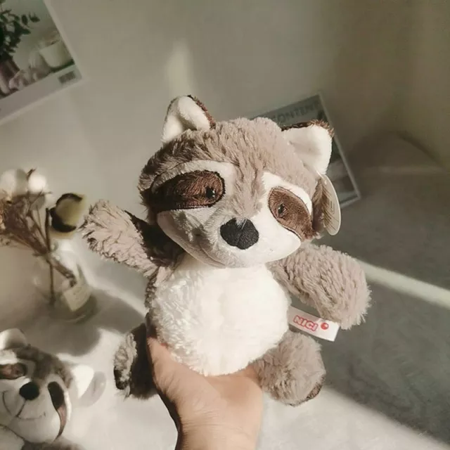 Gray Raccoon Plush Toys Cute Soft Stuffed Animals Doll Pillow Birthday Gifts UK