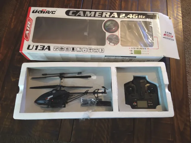 Udi RC U13A 3-channel 2.4GHz HD Camera Helicopter Model Slightly Used