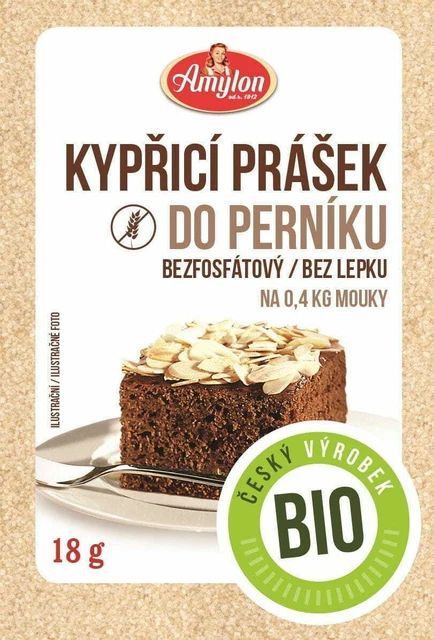 Poudre à lever aux épices pain d'épices sans gluten BIO 18 g - Amylon