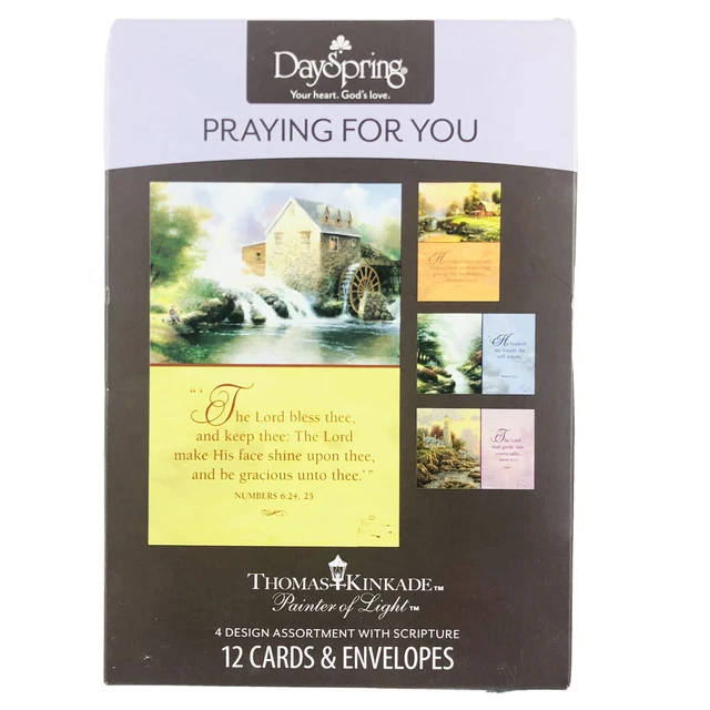 DAYSPRING THOMAS KINKADE Inspirational Boxed Cards Praying for You £7. ...