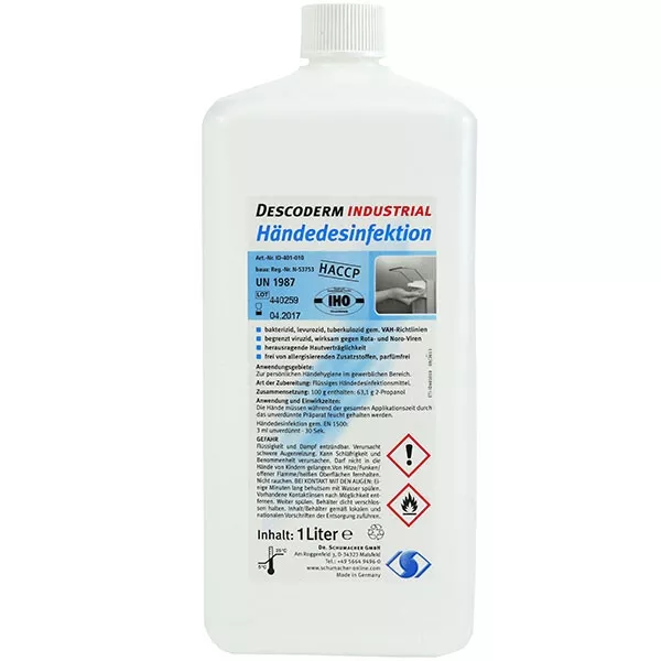 Dr. Schumacher Descoderm Industrial 1000 ml Händedesinfektion Handdesinfektion