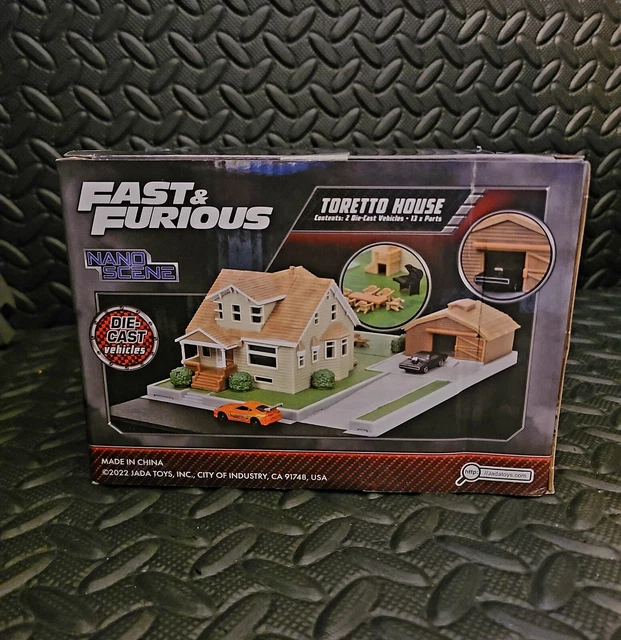 JADA TOYS FAST & Furious Diorama Toretto House nano Scène EUR 36,64 - FR