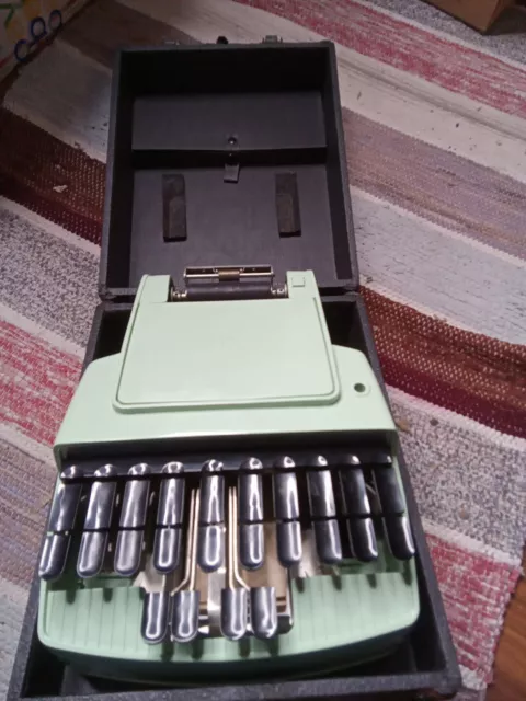 Vintage Stenograph Reporter Model Court Recorder Shorthand Machine