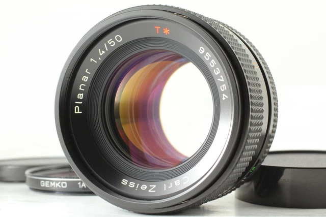 [Fast Neu] Mmj Contax Carl Zeiss Planaren T 50mm F1.4 Kamera Objektiv Aus Japan