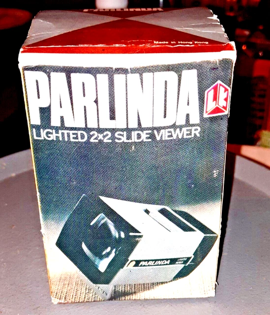 Vintage Parlinda Lighted 2x2 Slide Viewer - NIB