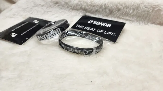 Sonor Drums Rubber Wristband "The Beat of Life"