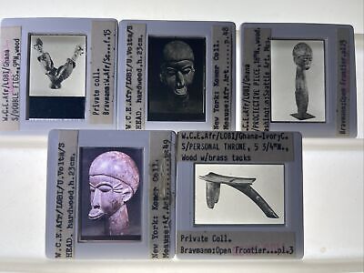 Head, Personal Throne, Figures : Lobi Ghana African Tribal Art 5 35mm Slides