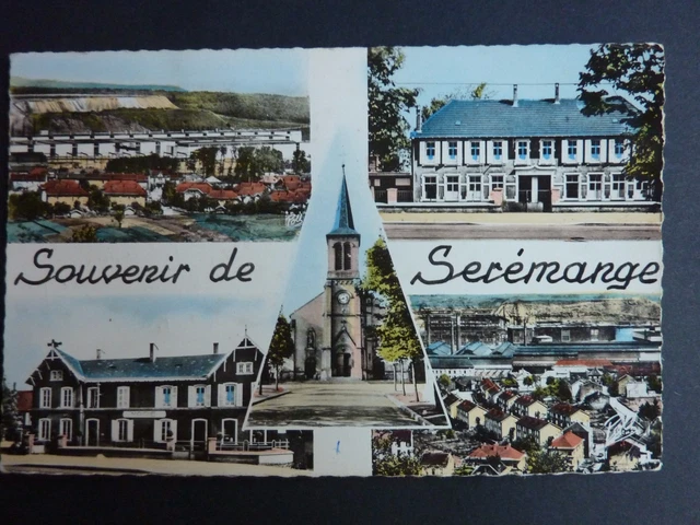 SEREMANGE ERZANGE Moselle CPA 57 carte des années 1960 5 vues 2