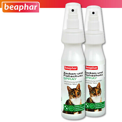 Beaphar 2 x 150 ML Ixodes Et Protection Anti-puce Spray pour Chats