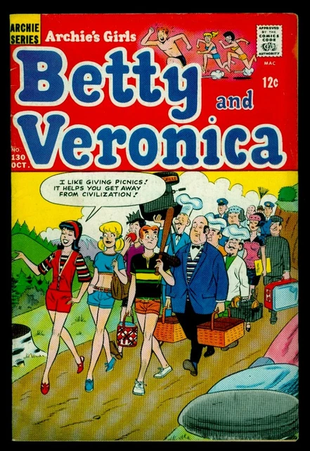 Archie Comics Archie's Girls BETTY And VERONICA #130 FN 6.0