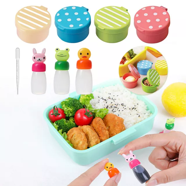 1/3/4pcs Seasoning Bottle Mini Ketchup Salad Dressing Container Sauce Bot_f6