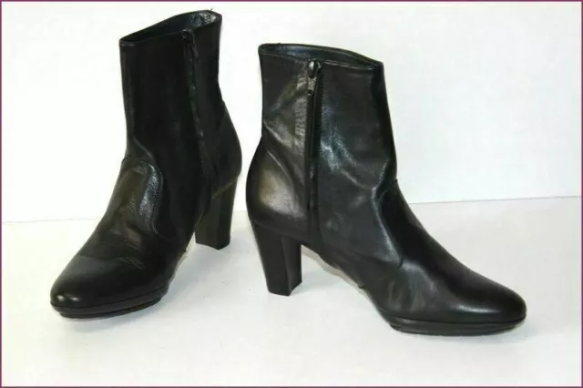 BOB Boutique Stivaletti Stivali in pelle nera Foderati in pelle Taglia 37,5...