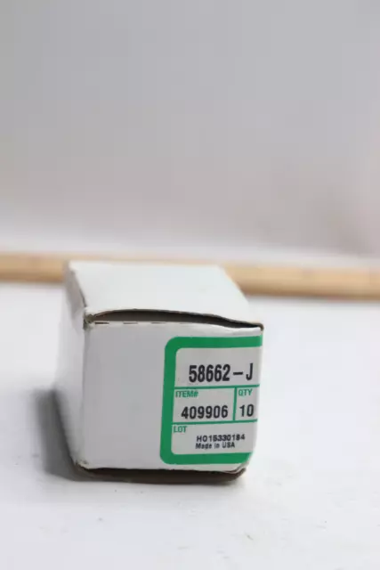 (10-Pk) Hillman Spacers Natural Nylon 1/2" ID x 1" OD x 3/8" L 409906
