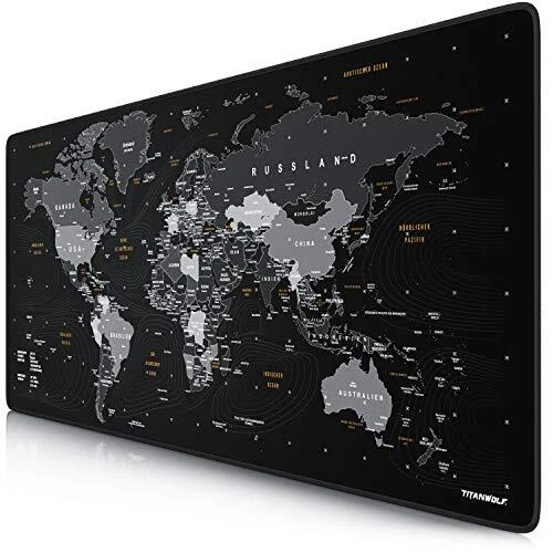Titanwolf Tapis de Souris de Jeu Motif Allemand Titanwolf XXL 900 x 400 x 3 m...