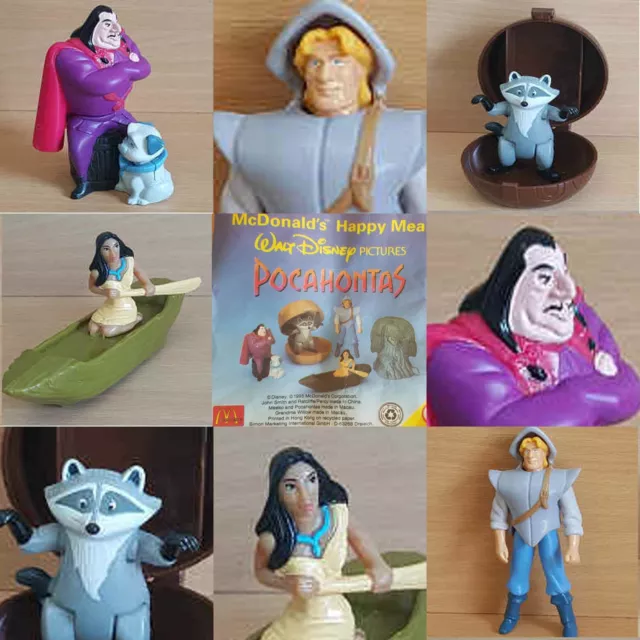 McDonalds Happy Meal Toy 1995 Walt Disney Pocahontas Single Toys - Various